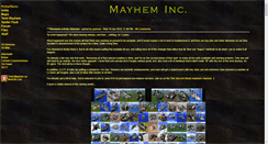 Desktop Screenshot of mayhem.tauniverse.com