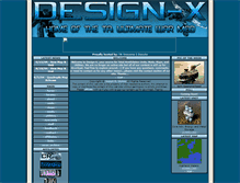 Tablet Screenshot of designx.tauniverse.com